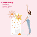FLOWER PARTY doppio da terra | Decorazione festa di compleanno | Party planner - Peekaboo