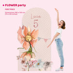 FLOWER PARTY triplo da terra | Decorazione festa di compleanno | Party planner - Peekaboo