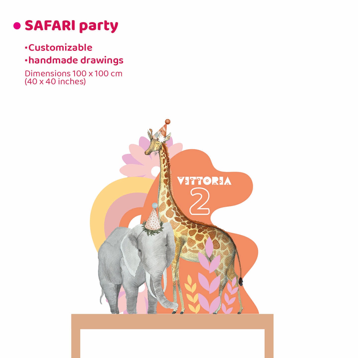 SAFARI PARTY da appoggio | Addobbi per feste bambini - Peekaboo