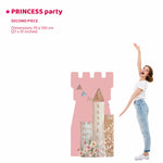 PRINCESS PARTY doppio da terra | Sfondo festa | Compleanno bimba - Peekaboo