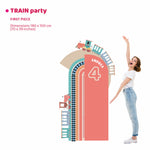 TRAIN PARTY da terra | Decorazione festa di compleanno | Sfondi per compleanno - Peekaboo