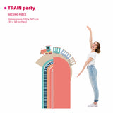 TRAIN PARTY doppio da terra | Allestimento compleanno bambino - Peekaboo