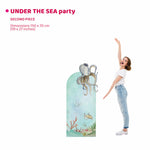 UNDER THE SEA PARTY doppio da terra | Festa a tema | Backdrop compleanno - Peekaboo