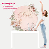 FARM PARTY _OCHE da appoggio | Addobbi fai da te per feste bambini - Peekaboo