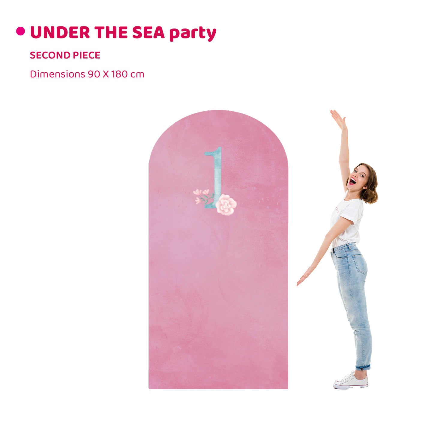 UNDER THE SEA PARTY marmeid doppio da terra | Festa a tema | Backdrop compleanno - Peekaboo