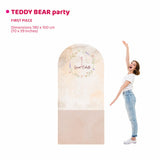 TEDDY BEAR PARTY doppio da terra | Decorazione festa di compleanno o Battesimo - Peekaboo