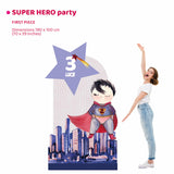 SUPER HERO PARTY da terra | Sfondo festa | Compleanno bambino - Peekaboo