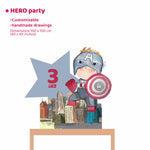 SUPER HERO PARTY da appoggio | Decori compleanno bimbo - Peekaboo