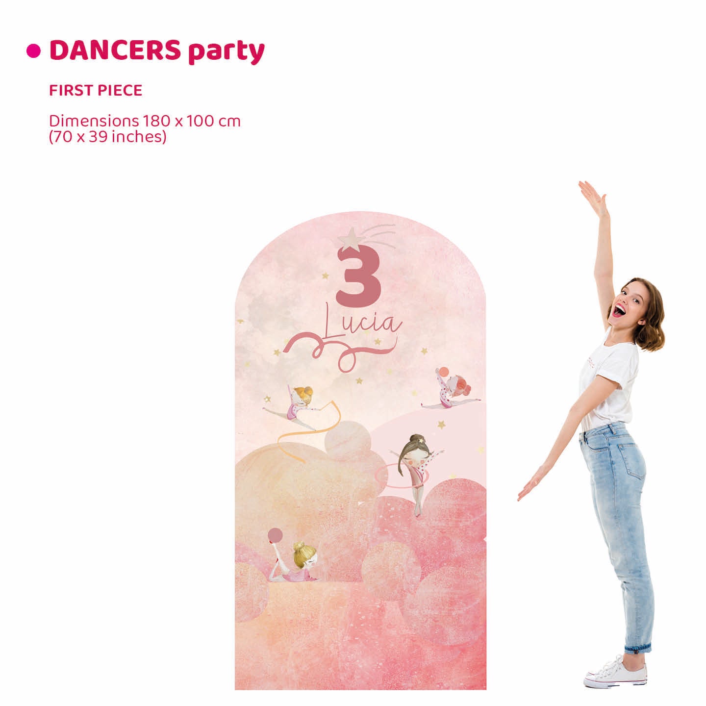 DANCERS PARTY da terra | Decorazione festa di compleanno | Party planner - Peekaboo