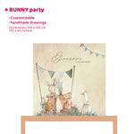 BUNNY PARTY_peter bunny _bunny da appoggio | Addobbi fai da te per feste bambini - Peekaboo