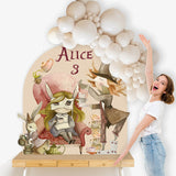 ALICE IN WONDERLAND PARTY da appoggio| Decori compleanno bimba - Peekaboo