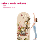 ALICE IN WONDERLAND PARTY da terra | Decori compleanno bimba 1 anno - Peekaboo