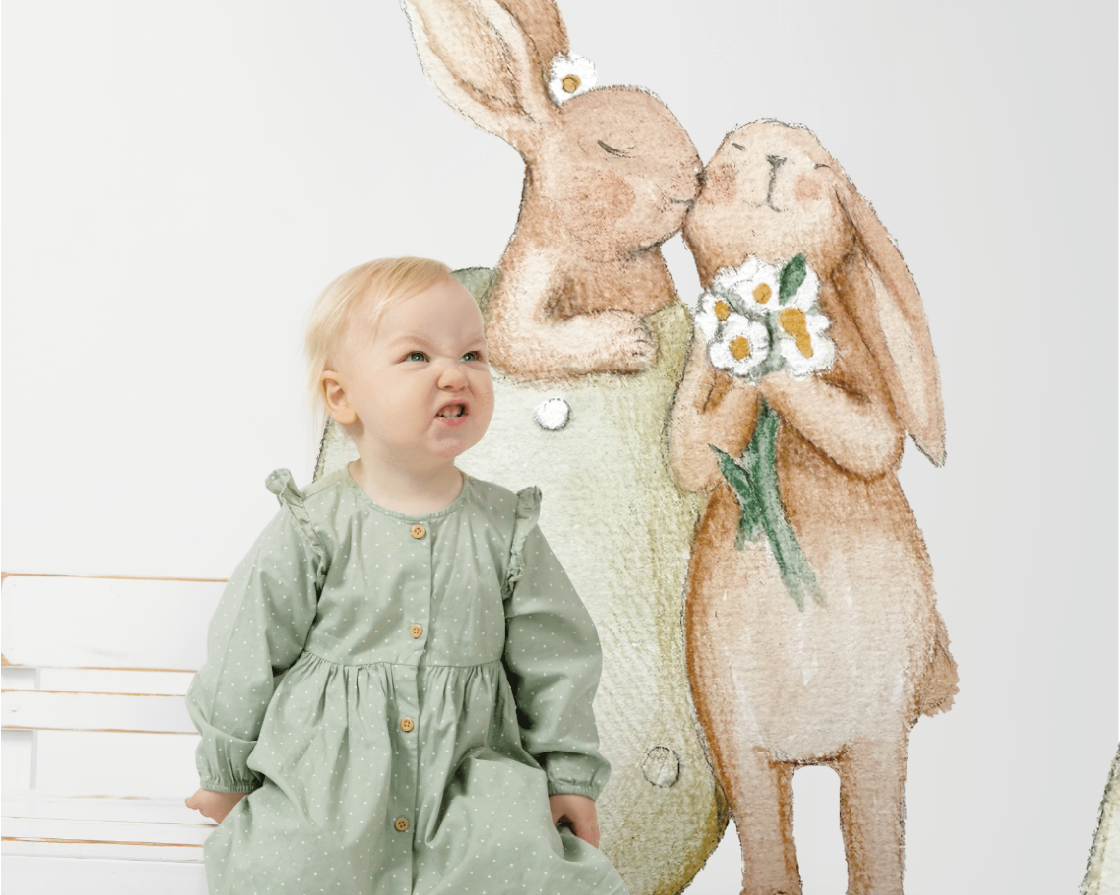 FARM BUNNY PARTY _bunny da appoggio | Addobbi fai da te per feste bambini - Peekaboo