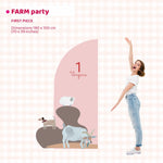 FARM PARTY doppio da terra | Decorazione festa di compleanno | Party planner - Peekaboo