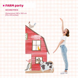 FARM PARTY doppio da terra | Decorazione festa di compleanno | Party planner - Peekaboo