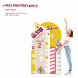 FIRE FIGHTERS PARTY da terra | Decori compleanno bimbo - Peekaboo