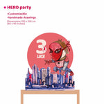 SUPER HERO PARTY da appoggio | Addobbi fai da te per feste bambini - Peekaboo
